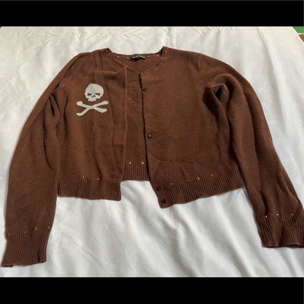 Cropped Recycled Cashmere Cardigan